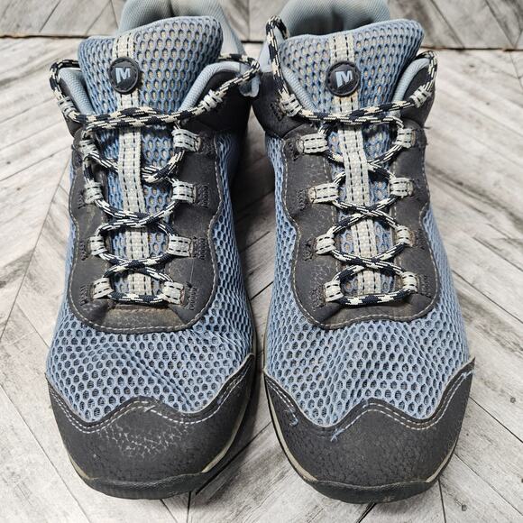 Merrell Hydro J12750 Athletic Training Sneakers Blue Womens 11 Mens 9 - Picture 2 of 8